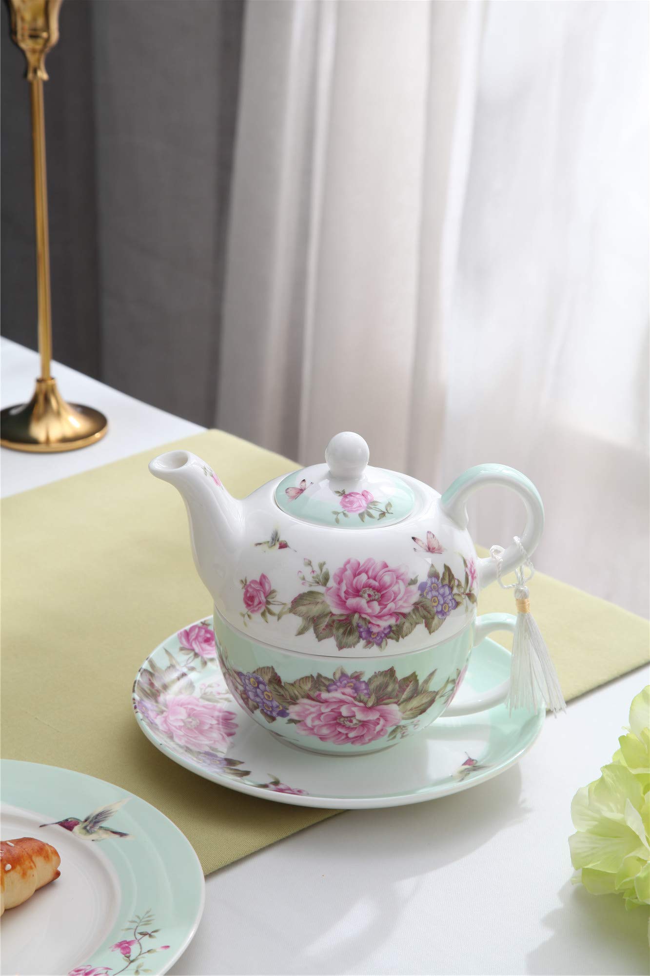 Amazon｜London Boutique Tea for One ティーポットカップソーサー
